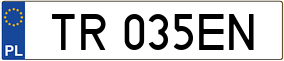 Truck License Plate